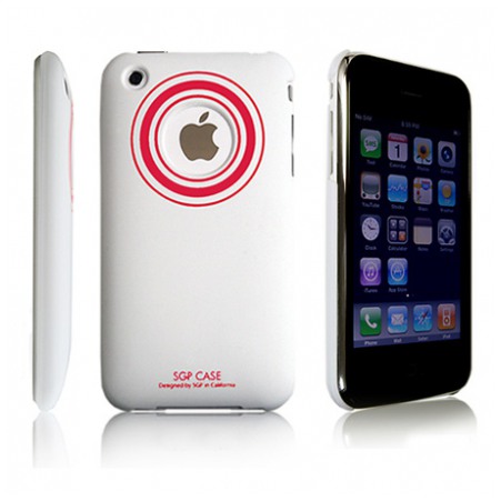 картинка Чехол SGP Ultra Thin Art Crimson for iPhone 3G/ 3GS (SGP06304) от магазина КомпьютерЦентр