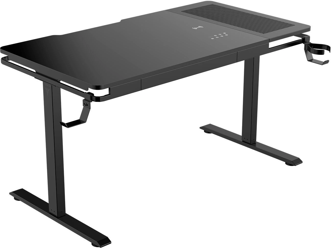 картинка Стол компьютерный ZONE 51 e-Artorias черный ЛДСП, 130 см x 118 см x 70 см от магазина КомпьютерЦентр