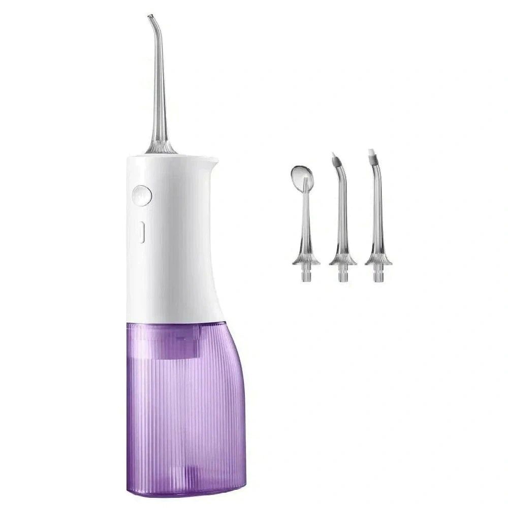 картинка Портативный ирригатор Xiaomi Soocas W3 Pro Portable Electric Oral Irrigator (4 насадки) Purple от магазина КомпьютерЦентр