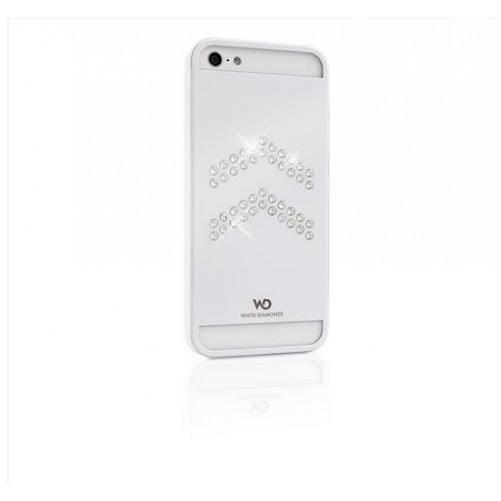 картинка Чехол White Diamonds Materialized Metal Aviator White for iPhone 5 (1210MMAVI47) от магазина КомпьютерЦентр