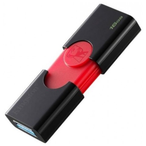 картинка Флешка USB Kingston 16Gb DataTraveler 106 Black USB3.0 (DT106/16GB) от магазина КомпьютерЦентр