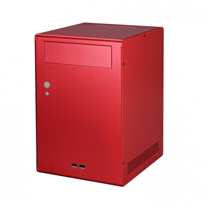 картинка Корпус без БП Lian Li PC-Q07R Red от магазина КомпьютерЦентр