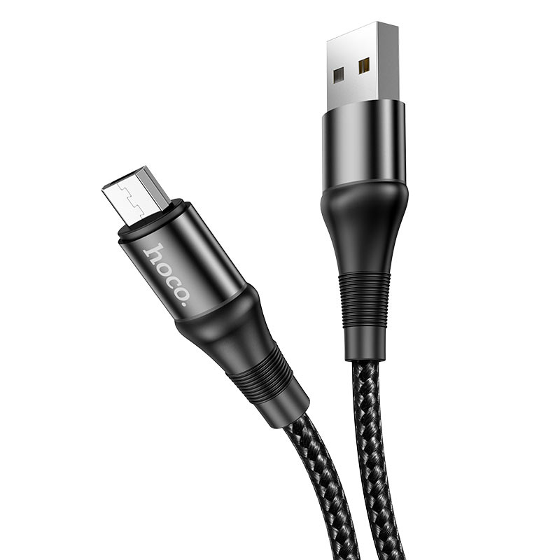 картинка Кабель USB 2.0 a->Micro b, HOCO X50 Excellent charging data cable for Micro 1m, black от магазина КомпьютерЦентр