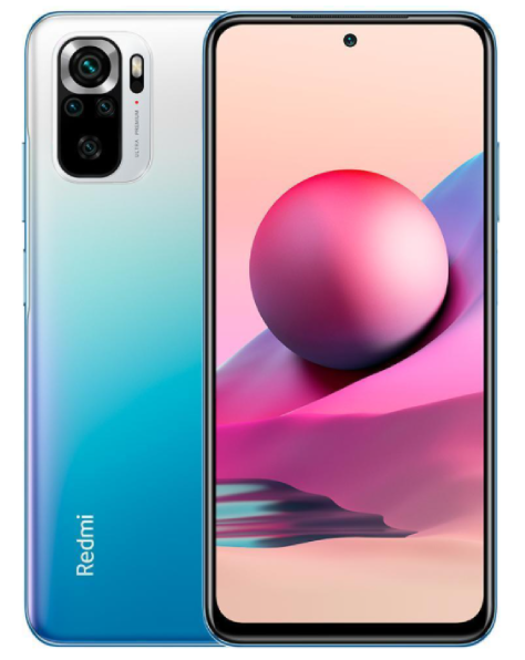 картинка Смартфон Xiaomi Redmi Note 10S 6Gb 64Gb Ocean Blue от магазина КомпьютерЦентр