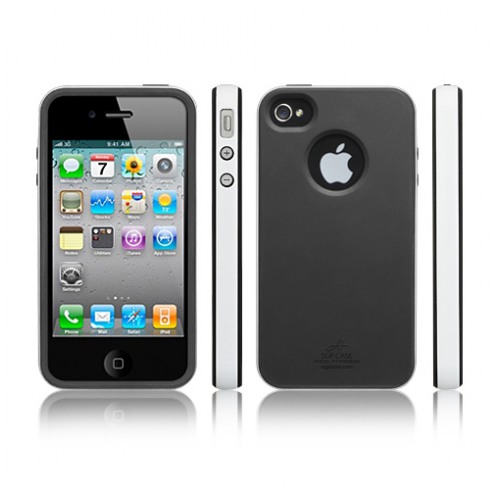 картинка Чехол SGP Neo Hybrid Case A Series Smooth White for iPhone 4 (SGP07122) от магазина КомпьютерЦентр