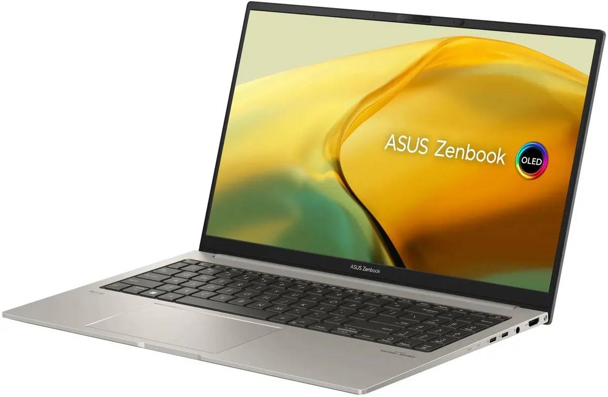 картинка Ноутбук ASUS Zenbook 15 OLED (UM3504DA-MA197) 15.6'' (2880x1620) 120Гц OLED/  Ryzen5 7535U/  16ГБ/  SSD 512ГБ/  AMD Radeon 660M/  67 Вт*ч/  1.5 кг/  Grey от магазина КомпьютерЦентр