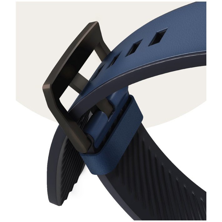 картинка Кожаный влагоустойчивый ремень Uniq STRADEN для Apple Watch 49/ 45/ 44/ 42мм Blue (45MM-STRABLU) от магазина КомпьютерЦентр