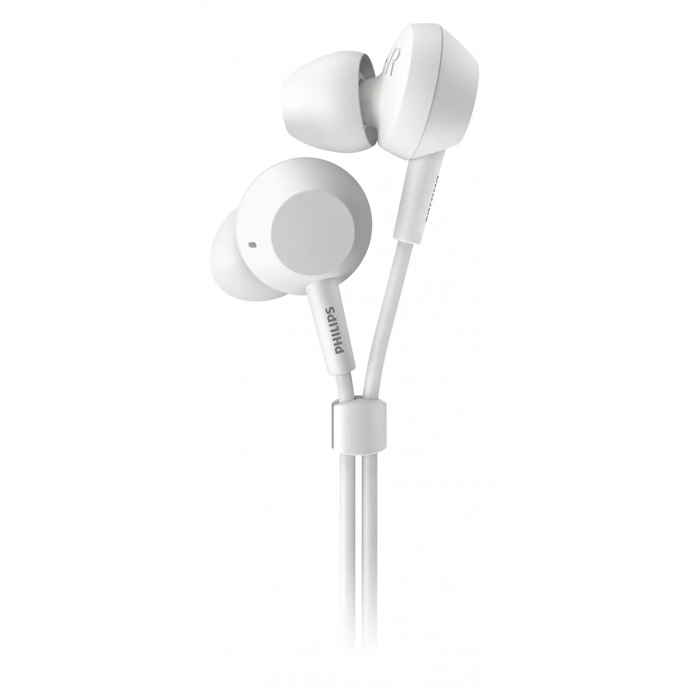 картинка Гарнитура Philips TAE4105WT/ 00 вкладыши, 1.2м White от магазина КомпьютерЦентр