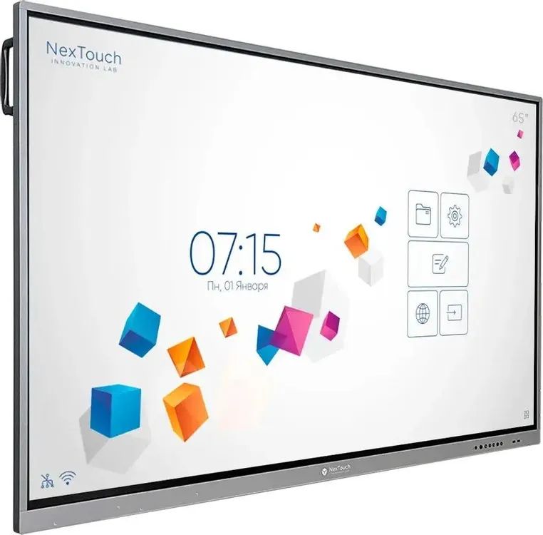 картинка Интерактивная панель NexTouch Nextpanel 65 IFPCV1INT65 65'' Android 8.0 IR 4K (3840x2160) WiFi от магазина КомпьютерЦентр