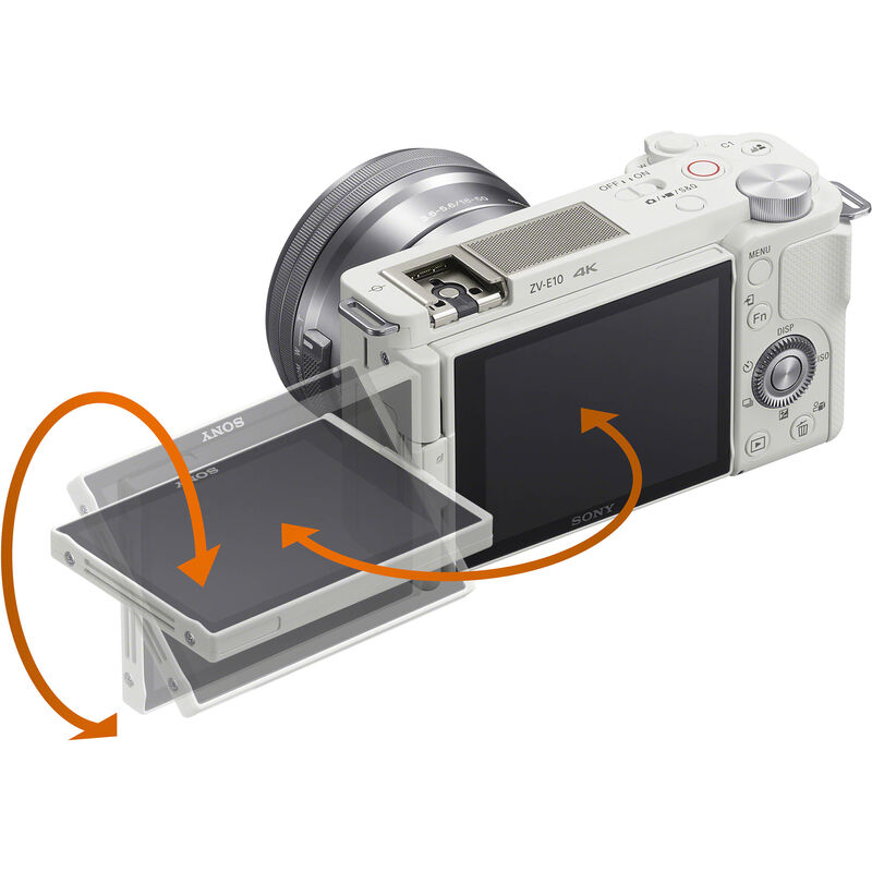 картинка Фотоаппарат Sony ZV-E10L Kit E PZ 16-50mm F3.5-5.6 OSS White от магазина КомпьютерЦентр