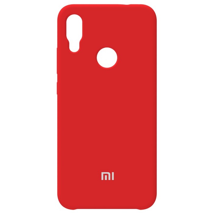 картинка Чехол Xiaomi Silicone Logo Case для Xiaomi Redmi Note 7 Red (Copy) от магазина КомпьютерЦентр