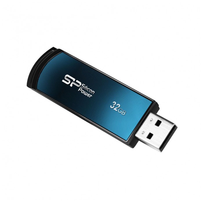 картинка Флешка USB SiliconPower 32Gb Ultima U01 Blue (SP032GBUF2U01V1B) от магазина КомпьютерЦентр