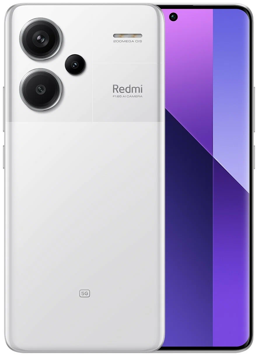 картинка Смартфон Xiaomi Redmi Note 13 Pro Plus 5G White 6.67'' / 8Gb / 256Gb от магазина КомпьютерЦентр