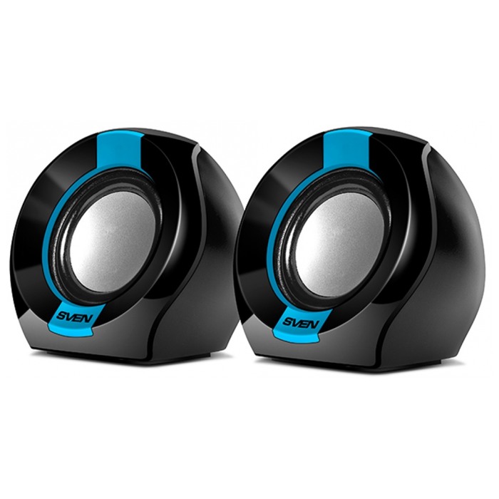картинка Колонки Sven 150 Black/Blue USB (SV-013509) от магазина КомпьютерЦентр