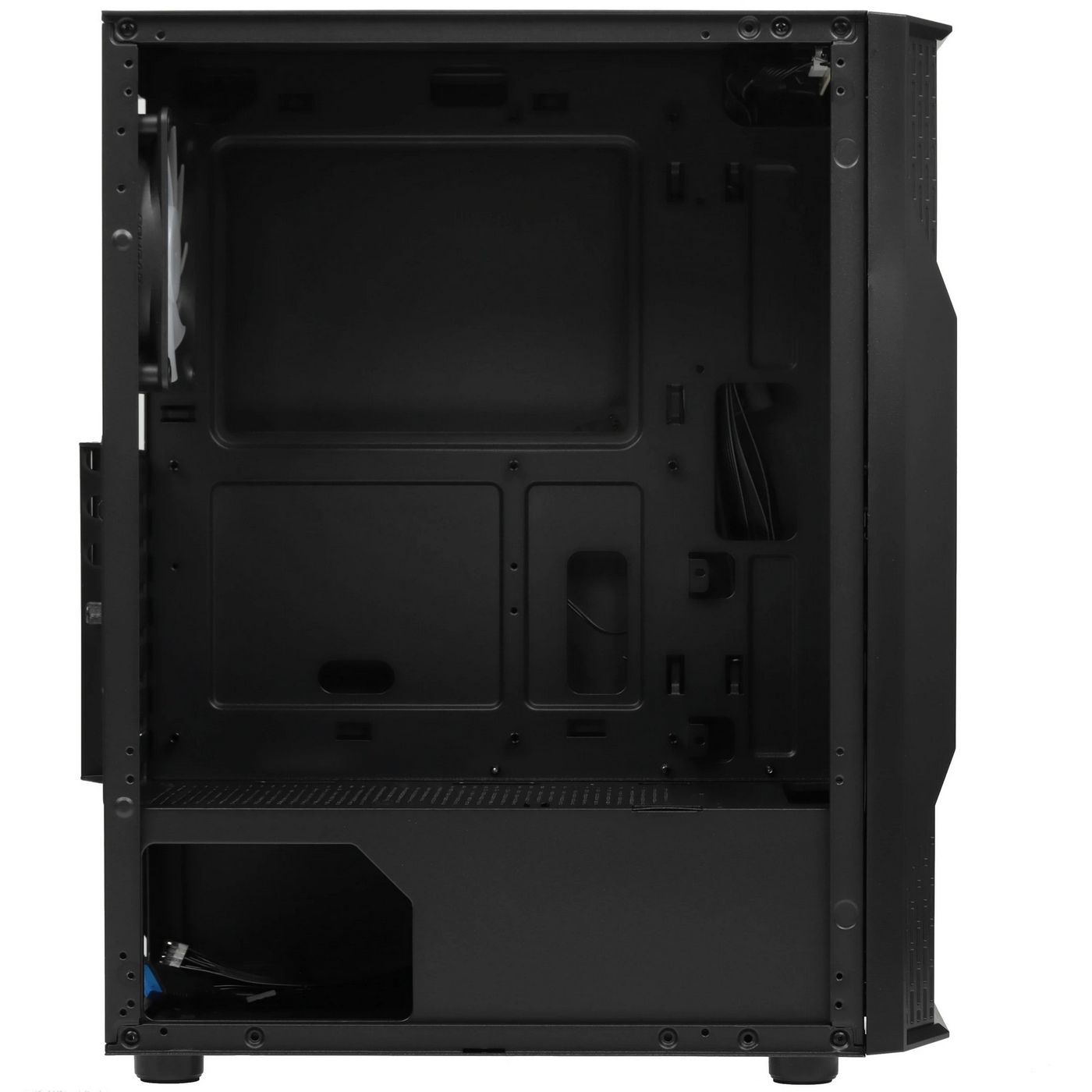 картинка Корпус Cougar Mid Tower MX110 RGB Black, USB 3.0x2, TG, 4xARGB fan, no PSU от магазина КомпьютерЦентр