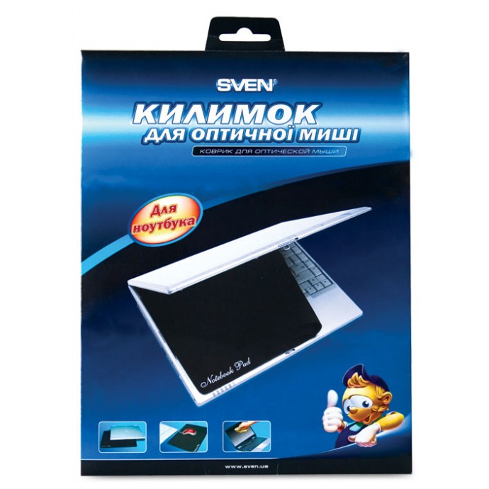 картинка Коврик для мыши Sven Notebook microfiber (HC01-01) от магазина КомпьютерЦентр