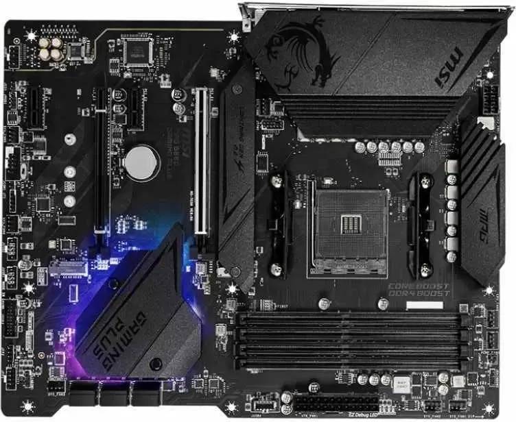 картинка Материнская плата MSI MPG B550 GAMING PLUS Standard-ATX от магазина КомпьютерЦентр