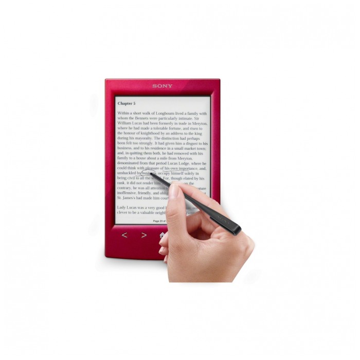 картинка Электронная книга Sony PRS-T2/R Red (PRS-T2/RC) от магазина КомпьютерЦентр
