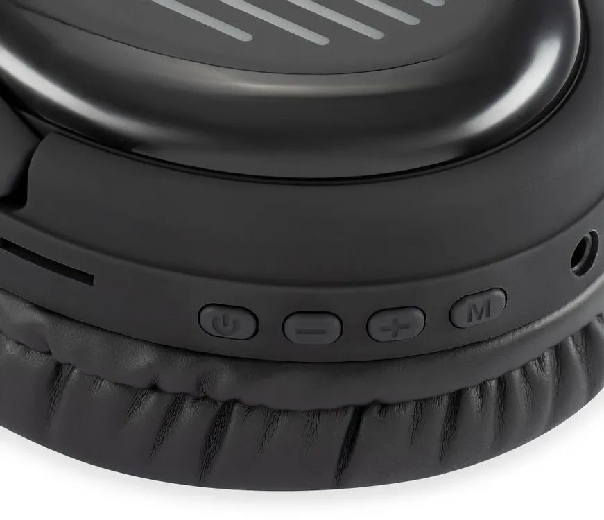 картинка Bluetooth гарнитура Digma BT-16 Black накладные (BT-16B) от магазина КомпьютерЦентр