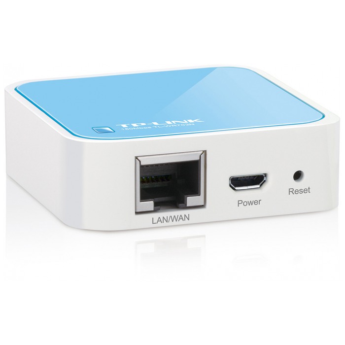 картинка Wi-Fi Маршрутизатор TP-Link TL-WR702N NanoRouter (TL-WR702N) от магазина КомпьютерЦентр