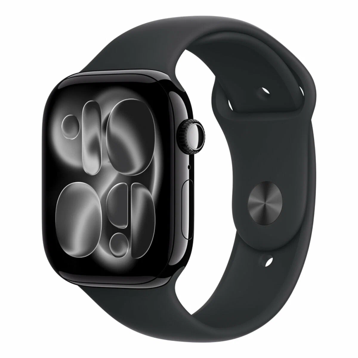 картинка Apple Watch Series 11 42mm Jet Black Aluminum Case with Black Sport Band от магазина КомпьютерЦентр