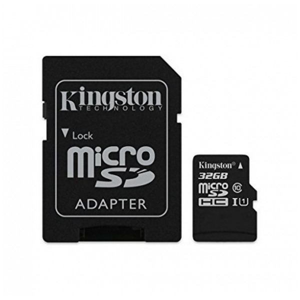 картинка Карта памяти Kingston 32Gb microSDHC Canvas Select Class10 (+SD adapter) (SDCS/32GB) от магазина КомпьютерЦентр