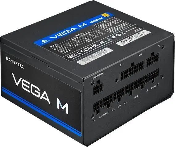 картинка Блок питания Chieftec ATX 1000W Vega M PPG-1000-C Gen.5 80+ gold (20+4pin) APFC 135mm fan 6xSATA Cab от магазина КомпьютерЦентр