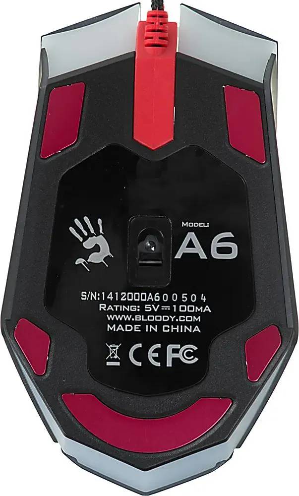 картинка Мышка A4Tech Bloody A6 Black Gaming от магазина КомпьютерЦентр
