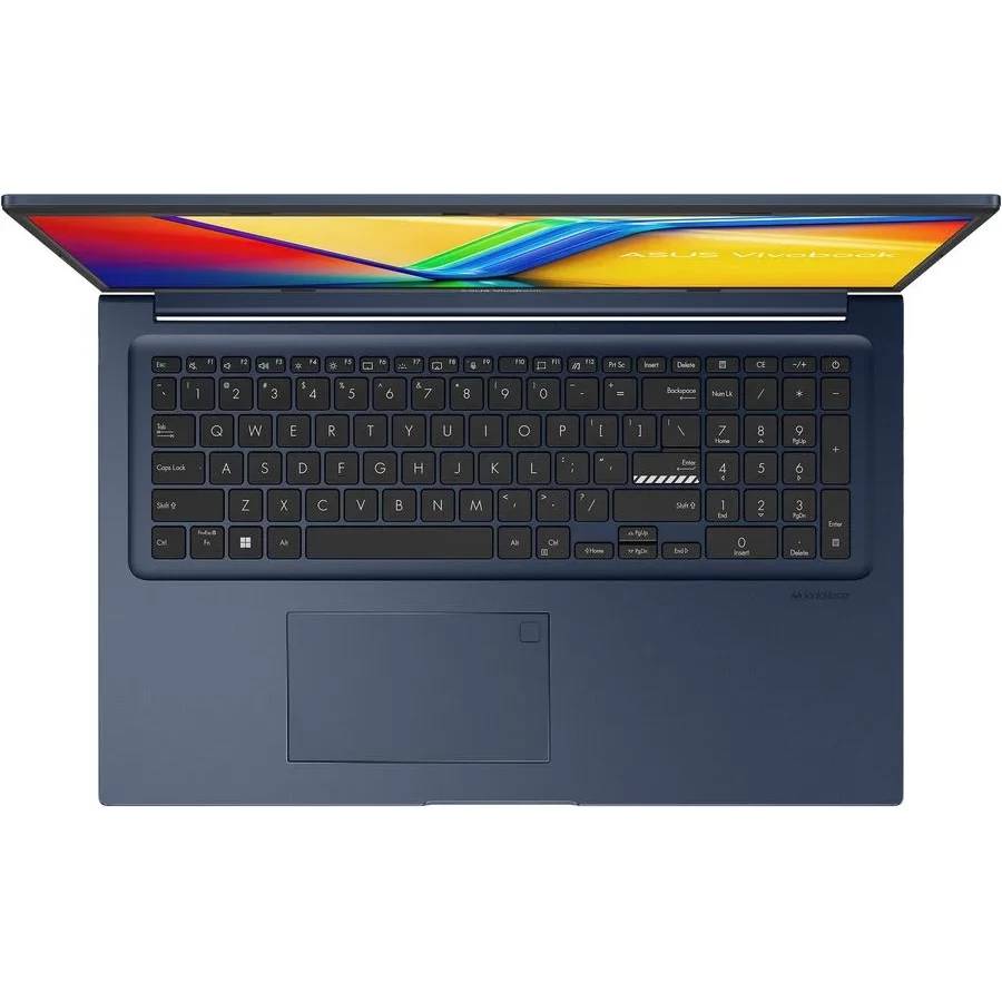 картинка Ноутбук ASUS VivoBook 17 X1704ZA-AU345 17.3'' FHD IPS /  Core i5 1235U/  16Gb/  512Gb SSD/  UMA/  DOS/  Quiet Blue от магазина КомпьютерЦентр