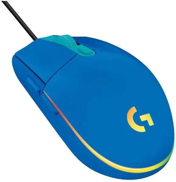 картинка Мышка Logitech G102 Lightsync Gaming, Blue (910-005810) от магазина КомпьютерЦентр