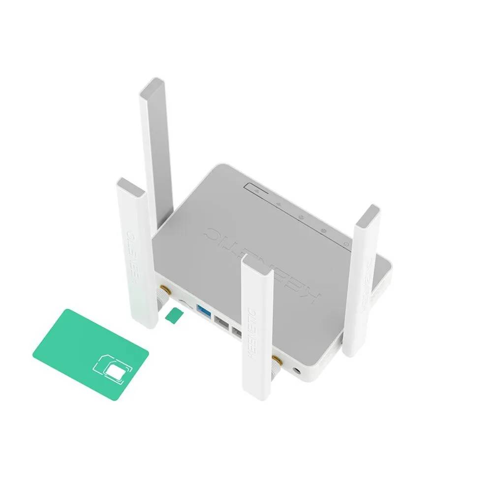 картинка Маршрутизатор Keenetic Runner 4G (KN-2212) N300, белый от магазина КомпьютерЦентр