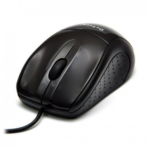 картинка Мышка DeTech DE-3056 Shiny Black от магазина КомпьютерЦентр