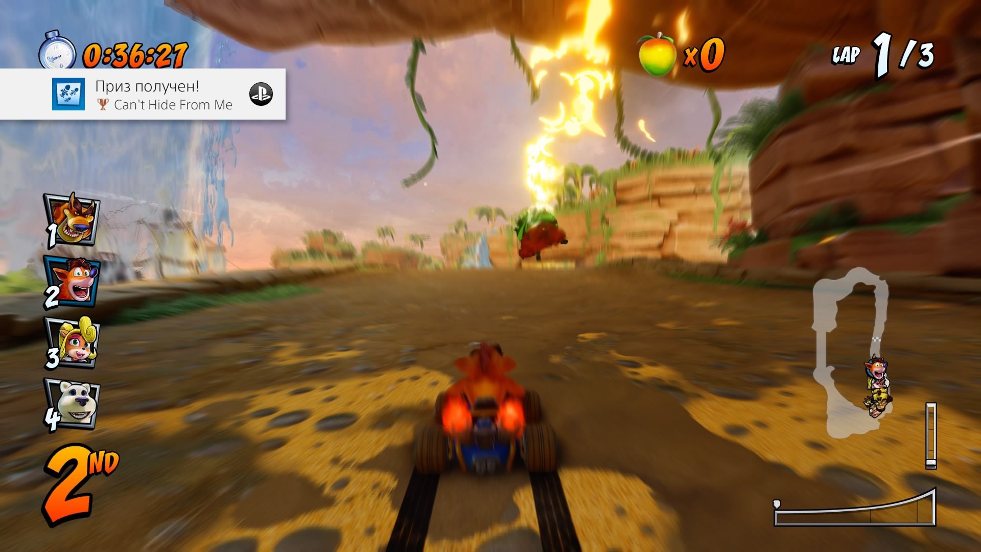 картинка Игра Crash Team Racing Nitro-Fueled (PlayStation 4, Английская версия) от магазина КомпьютерЦентр