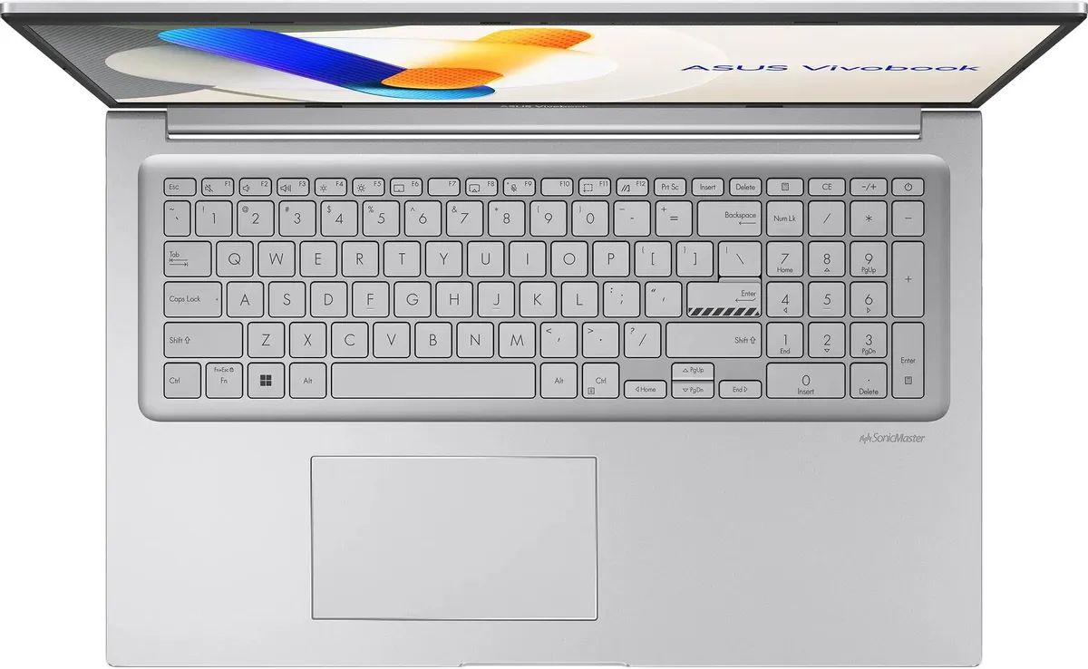 картинка Ноутбук ASUS Vivobook 17 X1704VA-AU1105 17.3'' IPS /  Core 3 100U/  16Gb/  512 Gb SSD/  Intel Graphics/  noOS/  Silver от магазина КомпьютерЦентр