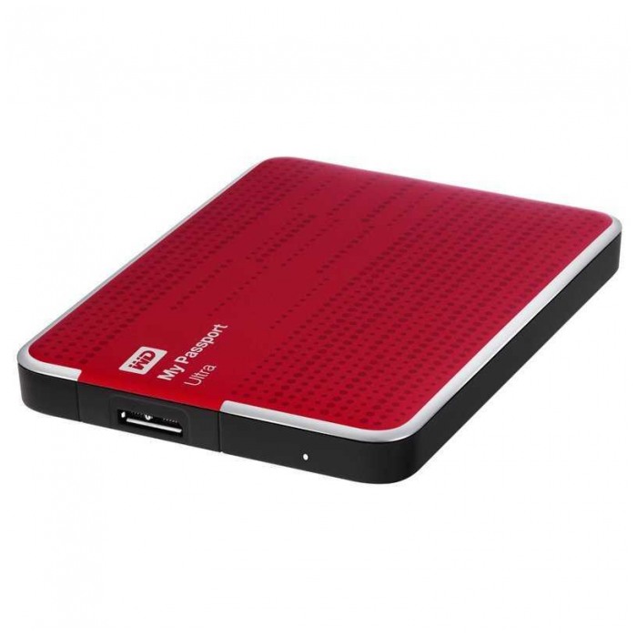 картинка Жесткий диск внешний Western Digital 500Gb 2.5″ My Passport Ultra USB 3.0 Red (WDBPGC5000ARD-EESN) от магазина КомпьютерЦентр