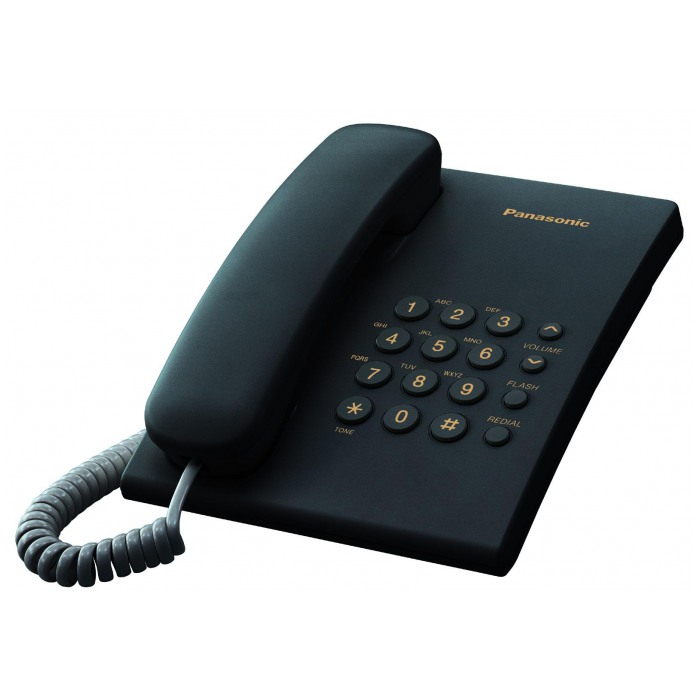 картинка Телефон Panasonic TS2350 Черный (KX-TS2350B) от магазина КомпьютерЦентр