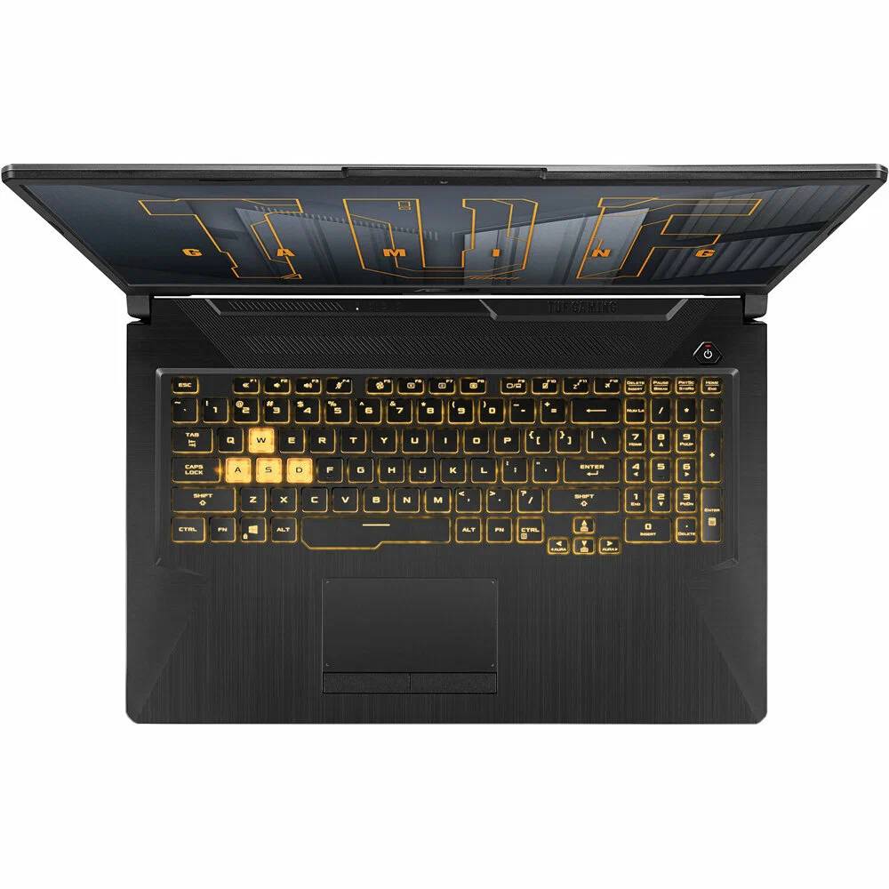 картинка Ноутбук ASUS TUF Gaming 17 (FA706NF-HX031) 17.3'' FHD/ IPS, Ryen 5 7535HS, 16ГБ, 512ГБ SSD, NVIDIA RTX 2050, DOS, Graphite Black от магазина КомпьютерЦентр