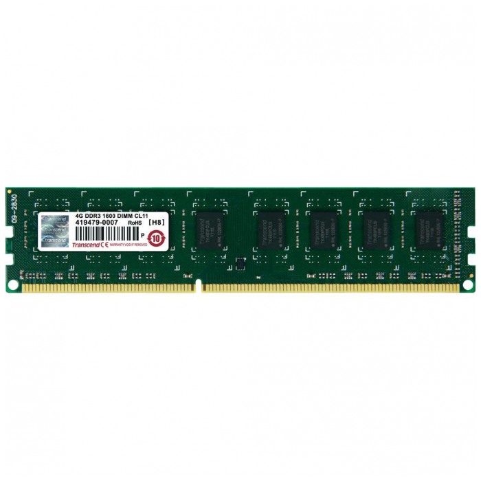 картинка Оперативная память Transcend DIMM DDR3 4Gb 1600MHz PC3-12800 JetRam (JM1600KLN-4G) от магазина КомпьютерЦентр