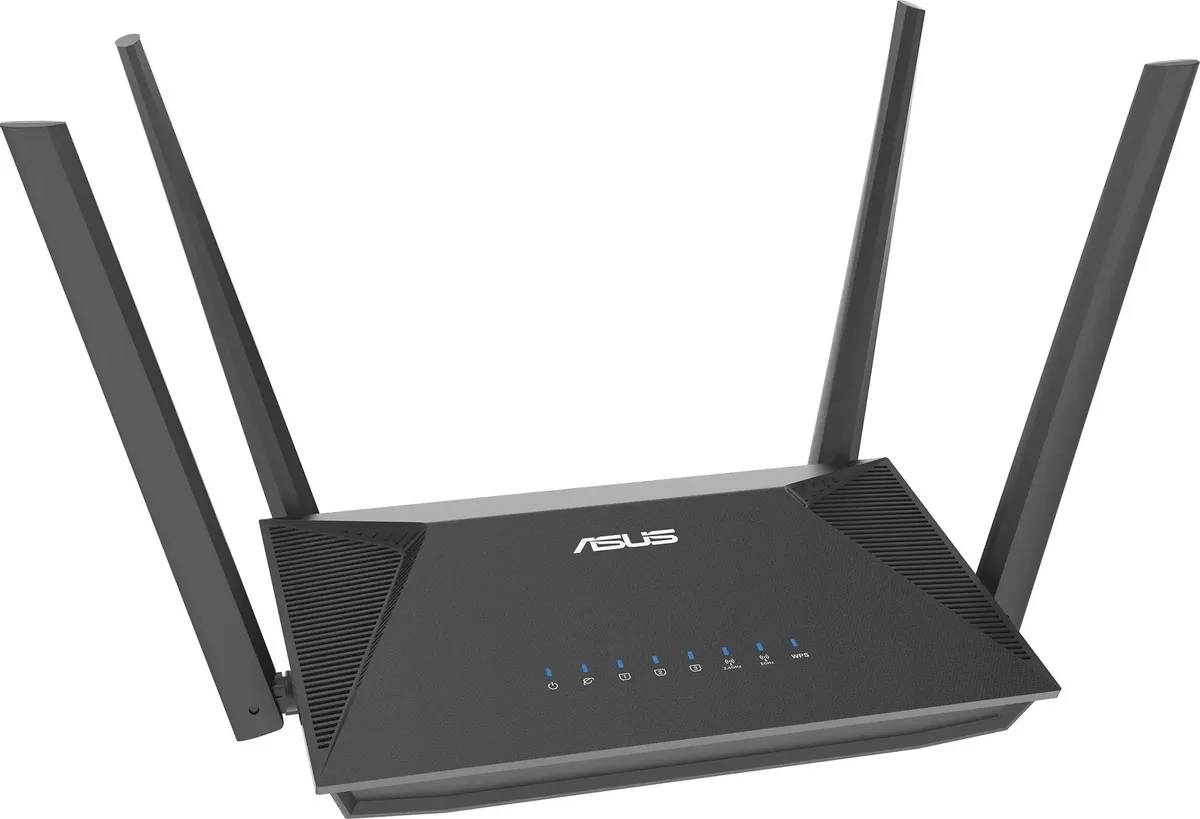 картинка Маршрутизатор Asus RT-AX52 (AX1800) 10/ 100/ 1000TX, Black от магазина КомпьютерЦентр