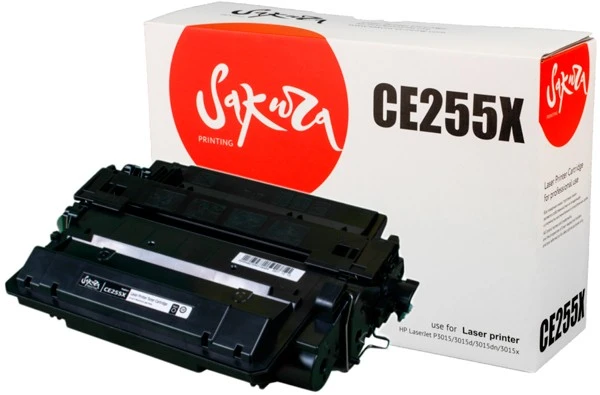 картинка Картридж лазерный Sakura CE255X (SACE255X) для HP, черный от магазина КомпьютерЦентр