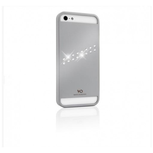 картинка Чехол White Diamonds Materialized Metal Silver for iPhone 5 (1210MMSTR45) от магазина КомпьютерЦентр