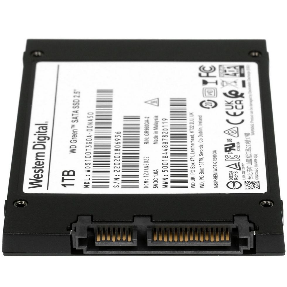картинка SSD накопитель 1Tb 2.5'' WesternDigital WD Green SATA III (WDS100T5G0A) от магазина КомпьютерЦентр