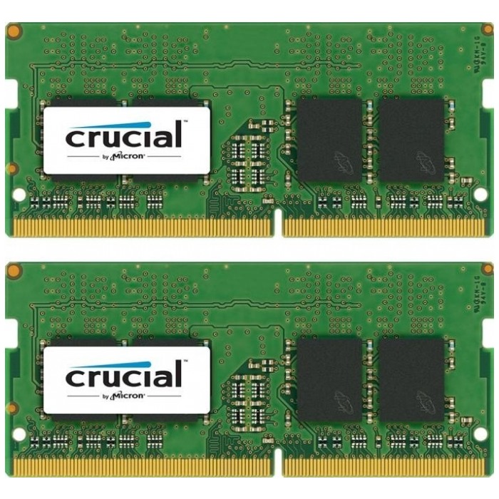 картинка Набор модулей памяти Crucial SO-DIMM DDR4 32Gb (2x16Gb) 2133MHz PC3-17000 (CT2K16G4SFD8213) от магазина КомпьютерЦентр
