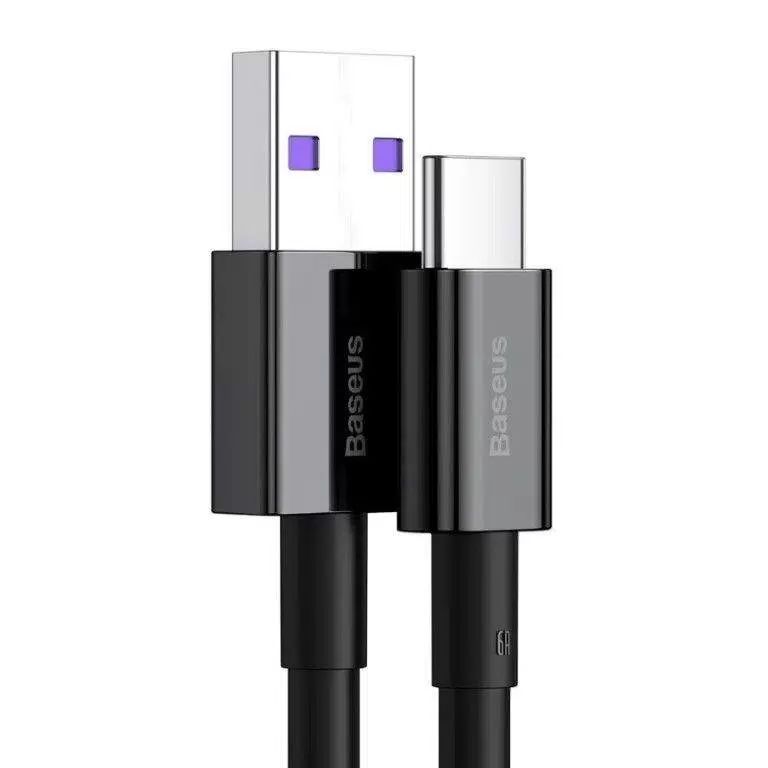 картинка Кабель Baseus Superior Series Fast Charging Data Cable USB to Type-C 66W 2m Black от магазина КомпьютерЦентр