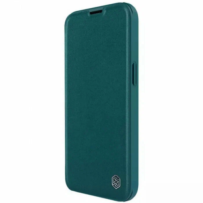 картинка Чехол-книжка из Premium экокожи Nillkin Qin Plain для iPhone 14 /  13 от магазина КомпьютерЦентр