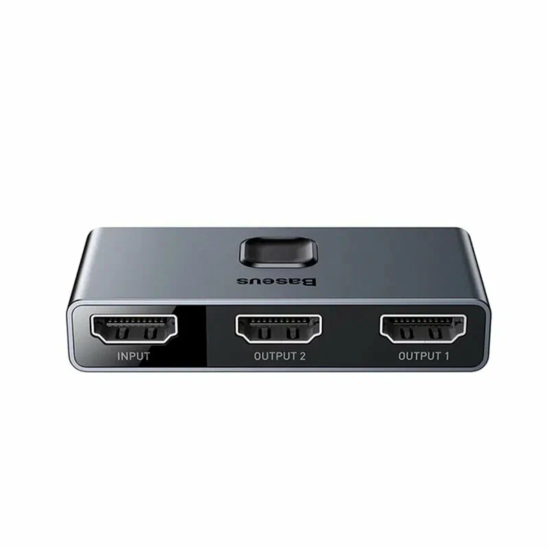 картинка Адаптер Baseus Matrix HDMI Splitter (CAHUB-BC0G) Серый от магазина КомпьютерЦентр