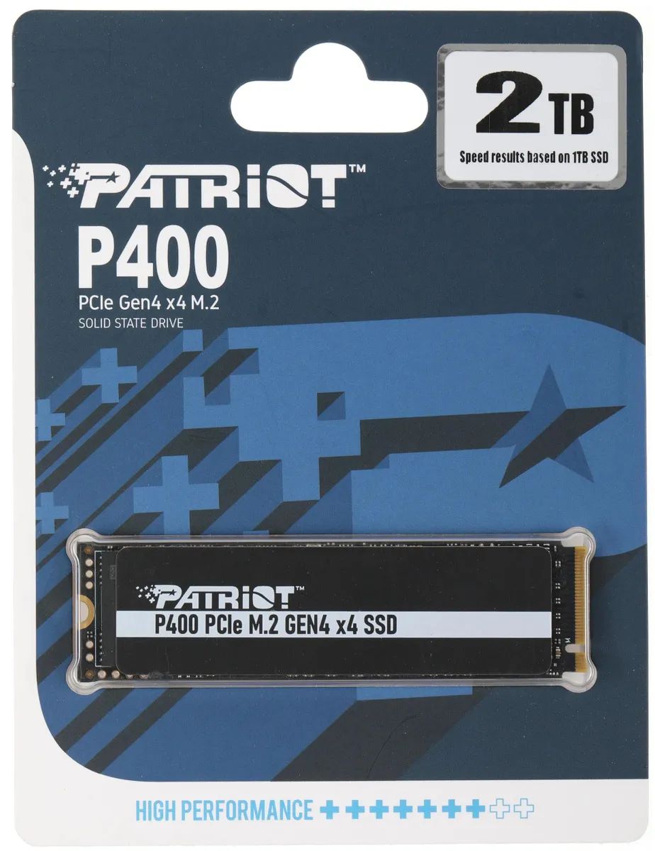 картинка SSD накопитель 2Tb Patriot P400 PCI-E x4 M.2 2280 (P400P2TBM28H) от магазина КомпьютерЦентр