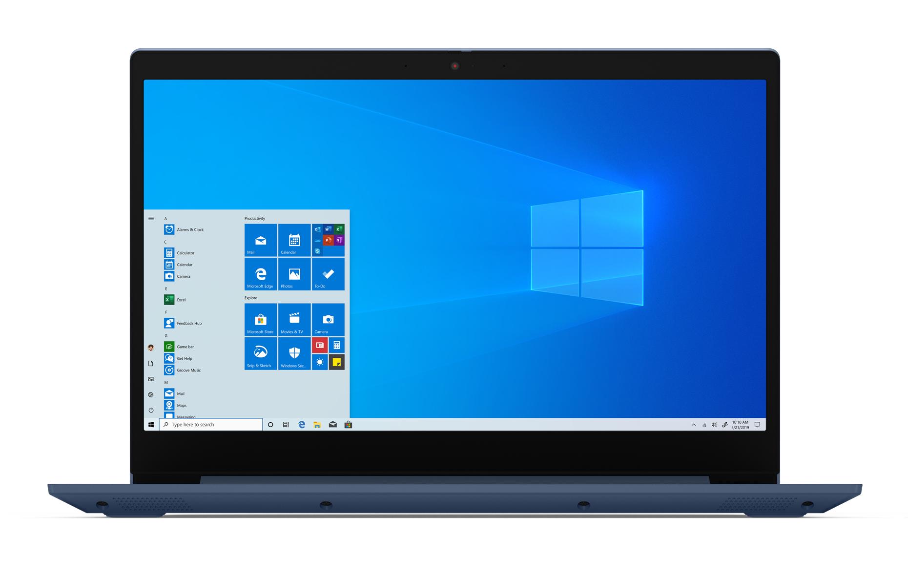 картинка Ноутбук Lenovo IdeaPad 3 15ITL05 Blue (81X800BHRK) от магазина КомпьютерЦентр