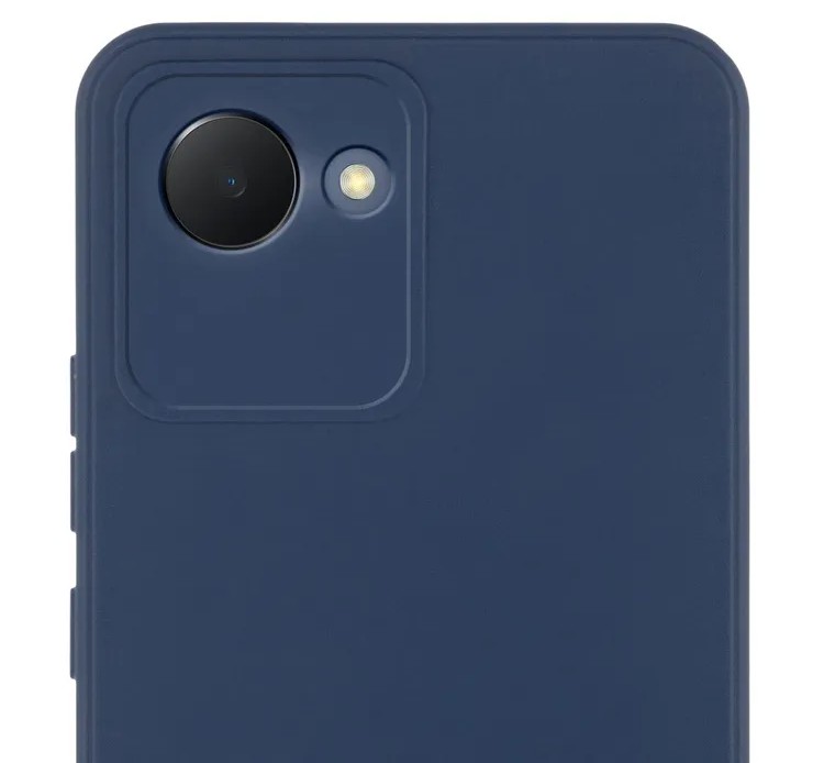 картинка Чехол-накладка для Realme Narzo 50i Prime и Realme C30, синий от магазина КомпьютерЦентр