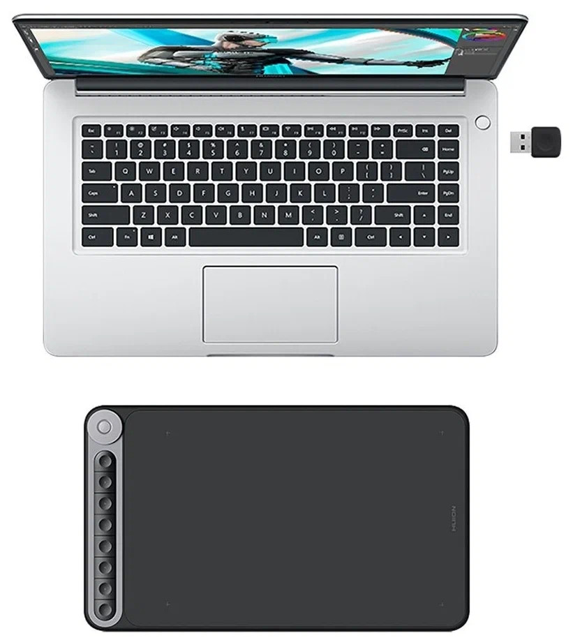 картинка Графический планшет Huion Q620M Black от магазина КомпьютерЦентр